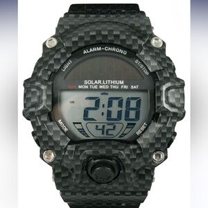 George Black Smartwatch with Digital Display